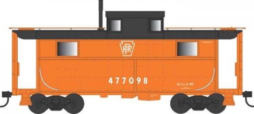 PRR Class N5 Steel Cabin Car (Caboose) - Ready to Run -- Pennsylvania Railroad 477098 (, HO, Bowser Manufacturing Co. 43365