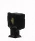 Wall-Mount Square LED Light 3-Pack -- Black (warm white LED), N, Atlas Model Railroad Co. 70000199