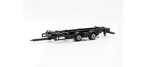 Interchangeable Dual-Axle Trailer Chassis 7.82 M -- pkg(2), HO, Herpa Models 85540