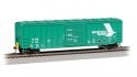 ACF 50`6` Outside-Braced Boxcar - Flashing Rear End Device - Ready to Run -- Berlin Mills Ra, HO, Bachmann Industries 14911
