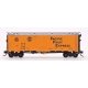R-40-23 Steel Ice Reefer - Ready to Run -- Pacific Fruit Express (orange, Boxcar Red, silver, Modern Gothic Lettering ), N, Inte