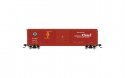 50′ Single-Door Boxcar No Roofwalk - Ready to Run -- Santa Fe 12746 (Boxcar Red, San Francisco Chief, HO, Rivarossi HR6661C