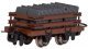 Narrow Gauge Slate Gondola w/Load - Ready to Run -- Brown, HOn30, Bachmann Industries 77316
