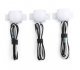 LED Dome Building Light 3-Pack -- Natural White, All Scales, Walthers SceneMaster 4871