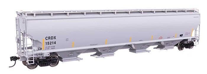 67′ Trinity 6351 4-Bay Covered Hopper - Ready to Run -- Chicago Freight Car Leasing Co. CRDX 1521, HO, WalthersProto 110318