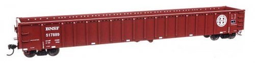 68′ Railgon Gondola - Ready To Run -- BNSF Railway 517889, HO, WalthersMainline 6461
