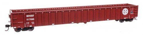 68′ Railgon Gondola - Ready To Run -- BNSF Railway 517898, HO, WalthersMainline 6462
