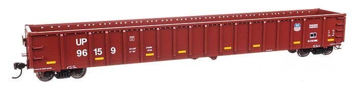 68′ Railgon Gondola - Ready To Run -- Union Pacific(R) 96159, HO, WalthersMainline 6482