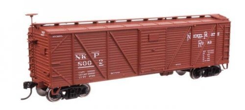 40′ ARA Single Sheathed Boxcar - Ready to Run -- Nickel Plate Road 8002, HO, WalthersMainline 40721
