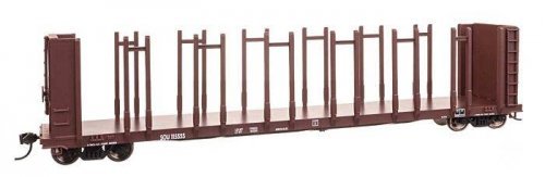 63′ Pulpwood Flatcar - Ready to Run -- Southern Railway 115555, HO, WalthersMainline 50810