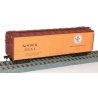 40′ Steel Reefer w/Plug Door - Kit -- New York Central NYRX 2537 (orange, Boxcar Red, white, Early Bird Logo), HO, Accurail In
