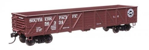 40′ 50-Ton Drop Bottom Gondola - Ready to Run -- Southern Pacific(TM) 56334, HO, WalthersMainline 56119
