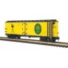 40′ Steel Reefer - 2-Rail - Ready to Run - Master -- Central Railroad of New Jersey (yellow, Ballantine Heritage India Pale Al