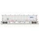 Trinity 5660 PD Covered Hopper - Ready to Run -- GATX GACX 55188 (gray, black, blue G, N, Atlas Model Railroad Co. 50006838