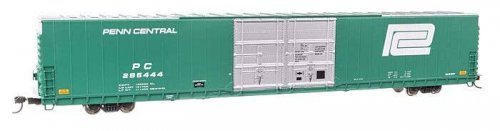 86′ Pullman-Standard Double-Door Hi-Cube Boxcar - Ready to Run -- Penn Central 295444, HO, WalthersProto 102124