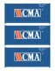 20′ Fully Corrugated Container - 3-Pack -- CMA (Older Version), HO, Walthers SceneMaster 18050