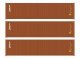 40′ Fully Corrugated Container - 3-Pack -- TEX, HO, Walthers SceneMaster 18255