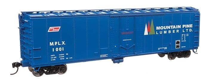 50′ PC&F Insulated Boxcar - Ready to Run -- Mountain Pine Lumber 1001, HO, WalthersMainline 2861