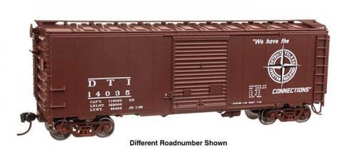 40` ACF Welded Boxcar w/8` Youngstown Door - Ready to Run -- Detroit, Toledo & Ironton 14055, HO, WalthersMainline 45210