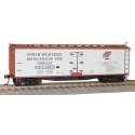 Early 40′ Wood Reefer - Kit -- North Western Refrigerator Line NWX 84095 (gray, Boxcar Red), HO, Accurail Inc 4902
