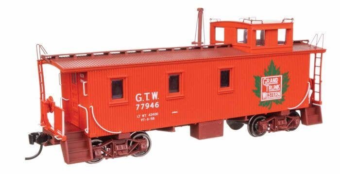 30′ GTW Style Wood Caboose with Offset Coupola - Ready To Run -- Grand Trunk Western (Early) 7794, HO, WalthersProto 103262