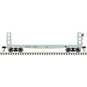 42′ Pulpwood Flatcar with Load - Ready to Run -- Southern Pacific 7075 (MOW gray), N, Atlas Model Railroad Co. 50006951