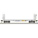42′ Pulpwood Flatcar with Load - Ready to Run -- Louisville and Nashville 40490 (MOW , N, Atlas Model Railroad Co. 50006957