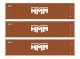 40′ Fully Corrugated Container - 3-Pack -- HMM, HO, Walthers SceneMaster 18256