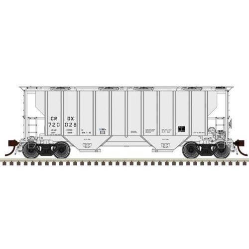 Portec 3000 2-Bay Covered Hopper - Ready to Run - Master(R) -- Chicago Freight Car L, HO, Atlas Model Railroad Co. 20007690
