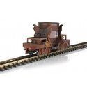 Slag Car - Ready to Run -- 24 (Weathered, Boxcar Red), G, LGB 40561