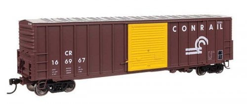 50′ ACF Exterior Post Dreadnaught End Plate B Boxcar - Ready to Run -- Conrail 166967, HO, WalthersMainline 46040
