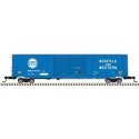 ACF 60′ Double-Door Auto Parts Boxcar - Ready to Run - Master(R) -- Norfolk & Wester, HO, Atlas Model Railroad Co. 20007824