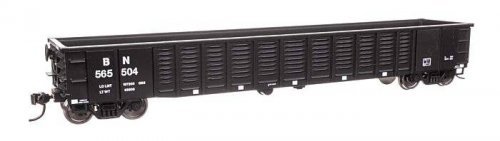 53′ Corrugated-Side Gondola - Ready To Run -- Burlington Northern 565504, HO, WalthersMainline 6076