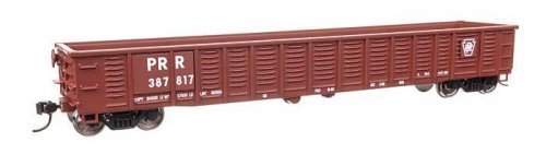 53′ Corrugated-Side Gondola - Ready To Run -- Pennsylvania Railroad 387817, HO, WalthersMainline 6086
