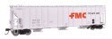 55′ Evans 4780 Covered Hopper - Ready To Run -- FMC USLX 20123, HO, WalthersProto 106186