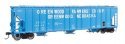 55′ Evans 4780 Covered Hopper - Ready To Run -- Greenwood USLX 26344, HO, WalthersProto 106193