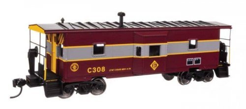 International Bay Window Caboose - Ready to Run -- Erie Lackanwanna C308, HO, WalthersMainline 8675