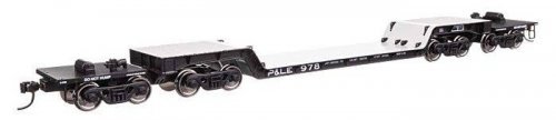 81′ 8-Axle Depressed Center Flatcar - Ready to Run -- Pittsburgh & Lake Erie 978, HO, WalthersMainline 50241