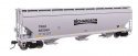 60′ NSC 5150 3-Bay Covered Hopper - Ready to Run -- Richardson TRGX 855060, HO, WalthersMainline 7752