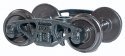 Freight Car Trucks -- Bettendorf Trucks 1 Pair, HO, Accurail Inc 100