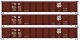 AAR 41′ Steel Gondola 3-Pack - Kit -- New Haven 58129, 58163, 58194 (Boxcar Red, Script Logo), HO, Accurail Inc 37674