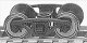 Freight Car Trucks -- Barber-Bettendorf Roller-Bearing Caboose pkg(2), HO, Atlas Model Railroad Co. 190000