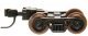Talgo-Type Freight Car Trucks with Accumate Knuckle Couplers -- 70-Ton Roller Bearing 1 , N, Atlas Model Railroad Co. 22056