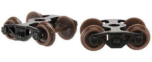Friction Bearing Caboose Trucks -- 1 Pair, N, Atlas Model Railroad Co. 22061