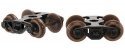 Friction Bearing Caboose Trucks -- 1 Pair, N, Atlas Model Railroad Co. 22061