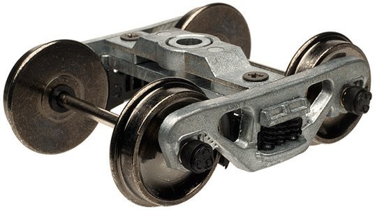 100-Ton Roller Bearing 2-Rail Freight Car Trucks -- 1 Pair, O, Atlas O 7066