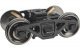 Roller Bearing 2-Rail Caboose Trucks -- 1 Pair, O, Atlas O 7068