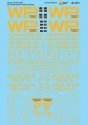 Railroad Decal Set -- Western Pacific, Missouri-Kansas-Texas, Missouri Pacific 60′ Insu, N, Microscale Industries Inc 60871