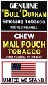 Barn Sign Decals -- Set 6 - Chew Mail Pouch, United We Stand, Bull Durham, HO, Blair Line 2255