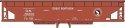 Railroad Decal Set -- Great Northern Ballast Hopper (Boxcar Red Car), HO, Tichy Train Group 10274